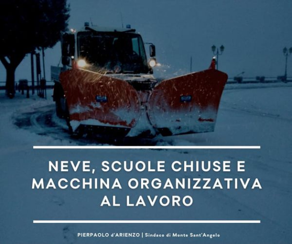 Neve, scuole chiuse e macchina organizzativa al lavoro