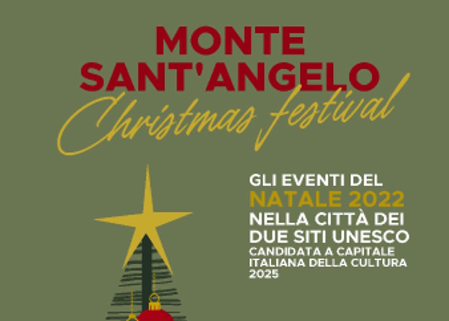 Monte Sant’Angelo Christmas festival, gli eventi del Natale 2022