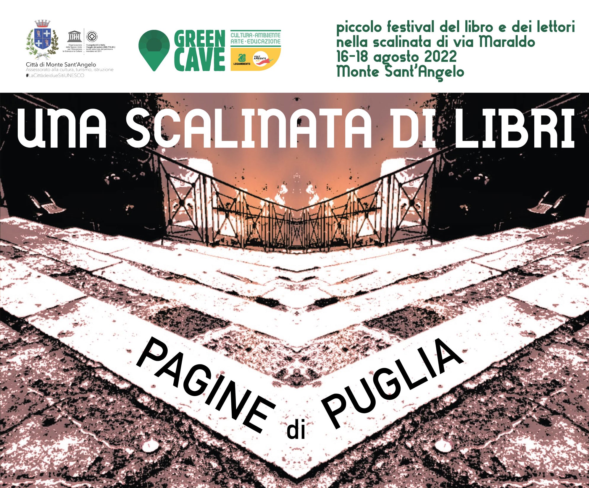 “Una scalinata di libri”, festival del libro e dei lettori