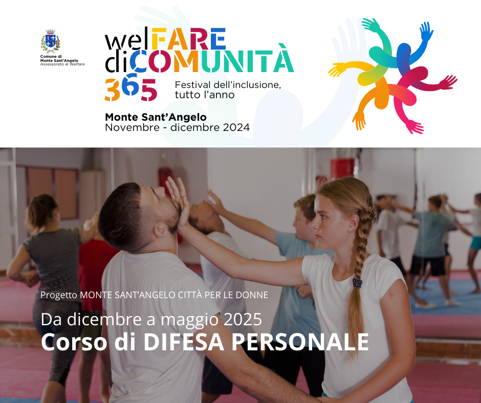 20 DONNE PER IL PROGETTO “DIFESA PERSONALE 2024/2025”, AVVISO PUBBLICO A SPORTELLO