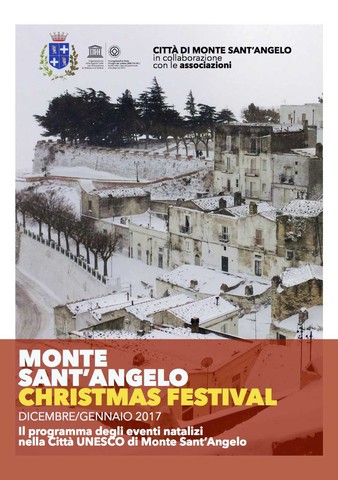 Monte Sant’Angelo Christmas festival, ecco il programma degli eventi natalizi