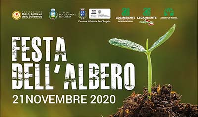 “Fateci crescere insieme”, Monte Sant’Angelo e San Giovanni Rotondo insieme per la Festa dell’Albero 2020 con Legambiente e Casa Sollievo della Sofferenza: “Un albero per ogni nuovo nato nel 2019” 