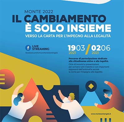 “Monte Sant’Angelo comunità organizzata”: dal 19 marzo al 2 giugno le attività del Tavolo permanente sulla legalità perché “il cambiamento è solo insieme”