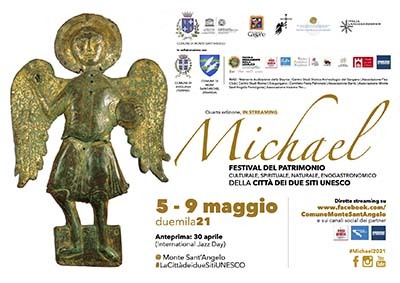 Dal 5 al 9 maggio torna in streaming il festival Michael che celebra l’Arcangelo e i due Siti UNESCO di Monte Sant’Angelo