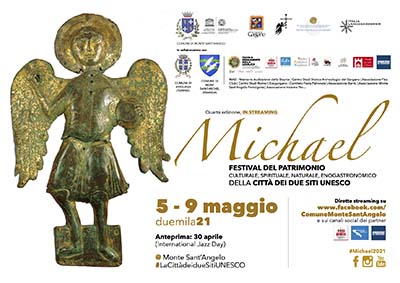 Festival #Michael2021 a Monte Sant’Angelo: giovedì 6 presentazione libro “Ti mangio il cuore”, visite multimediali e spettacolo teatrale “I racconti dell’Arcangelo” con il TPP