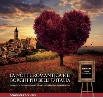 #MONTESANTANGELOLONGOBARDA: DOMENICA 27 GIUGNO "NOTTE BIANCA DEL PATRIMONIO CULTURALE" E "NOTTE ROMANTICA NE I Borghi Piu' Belli D'Italia"